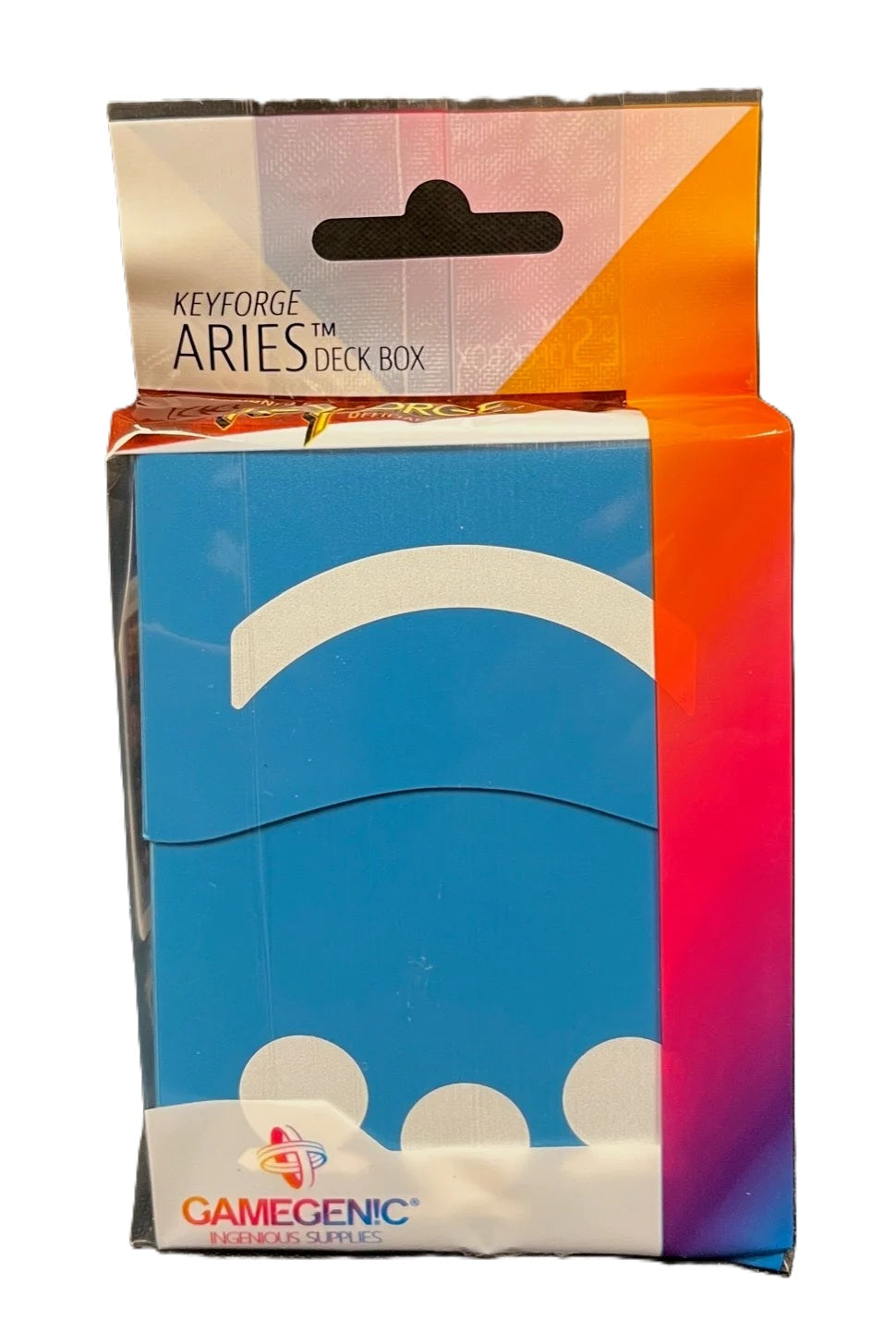 KeyForge Aries Deck Box, Blue